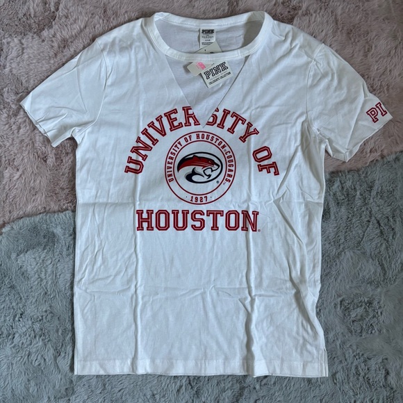 Victoria’s Secret pink collegiate university of Houston long sleeve top - Picture 1 of 3